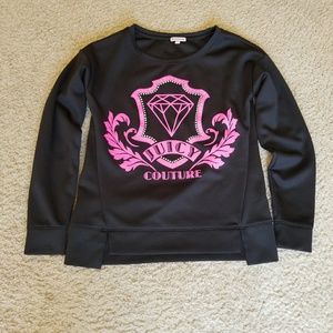 Juicy Couture Hot Pink and Black Sweatshirt